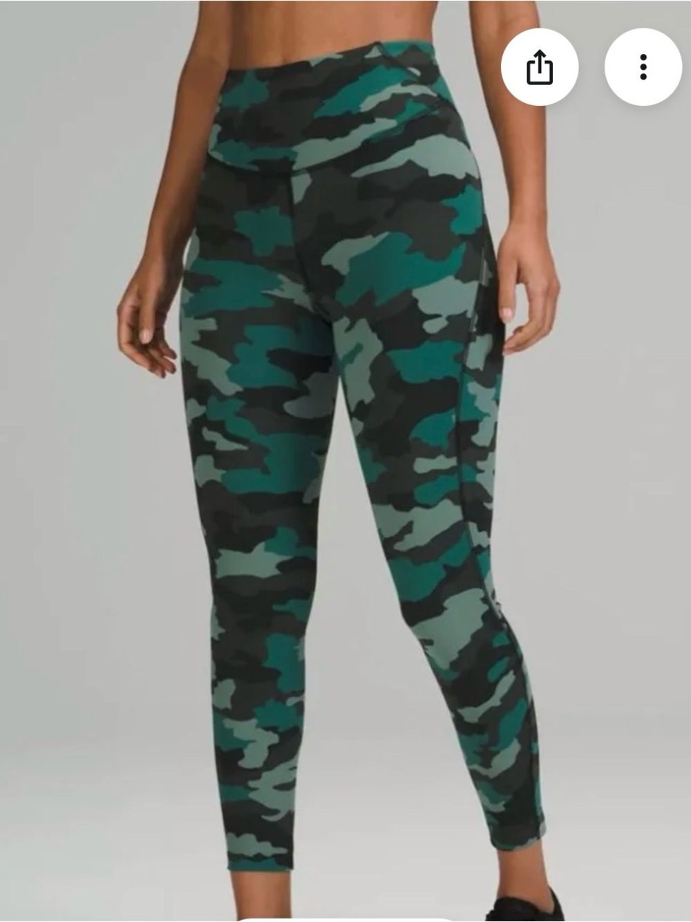 Lululemon Camo Leggings Euc